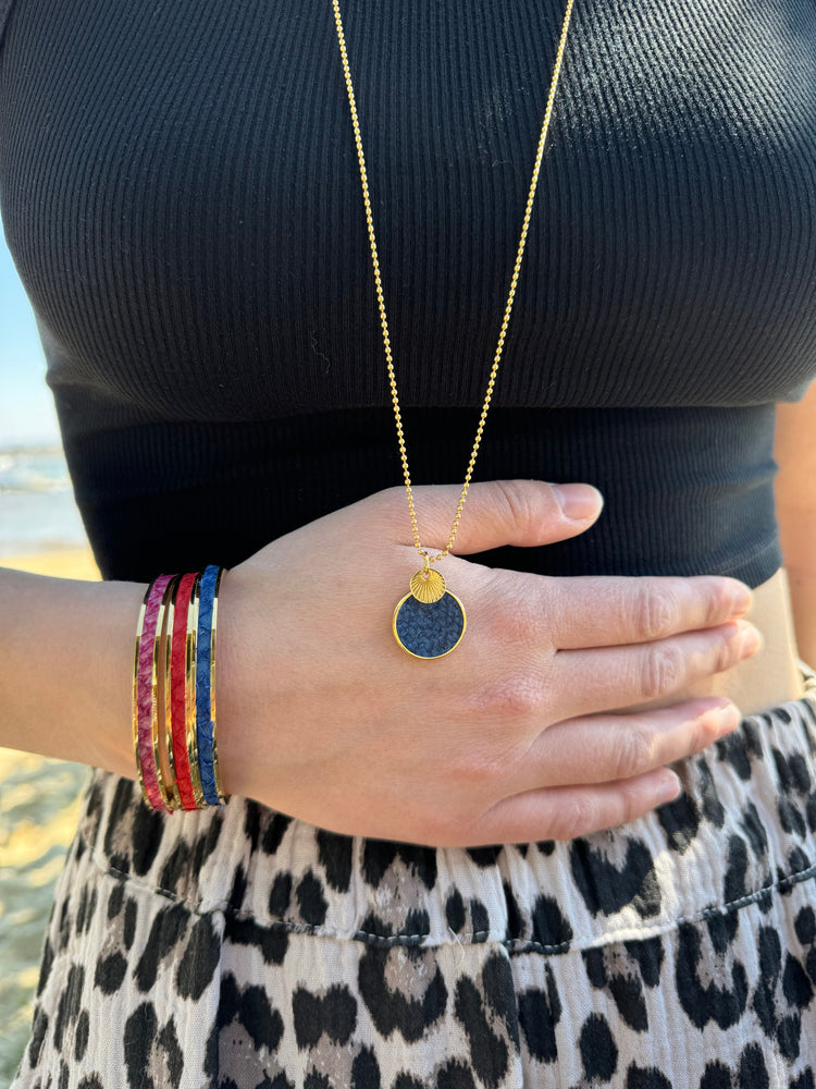 Bijoux cuir marin