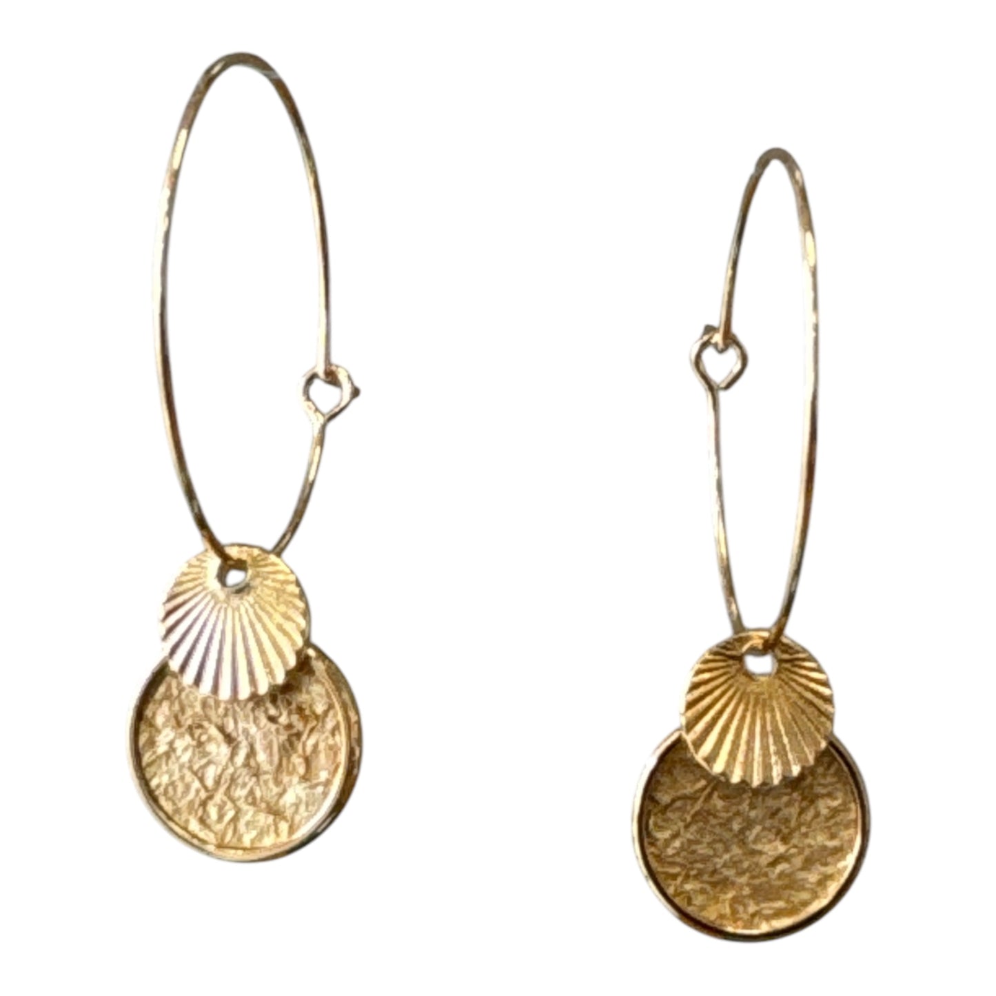 Boucles d'oreilles Créoles modèle Salie Sud