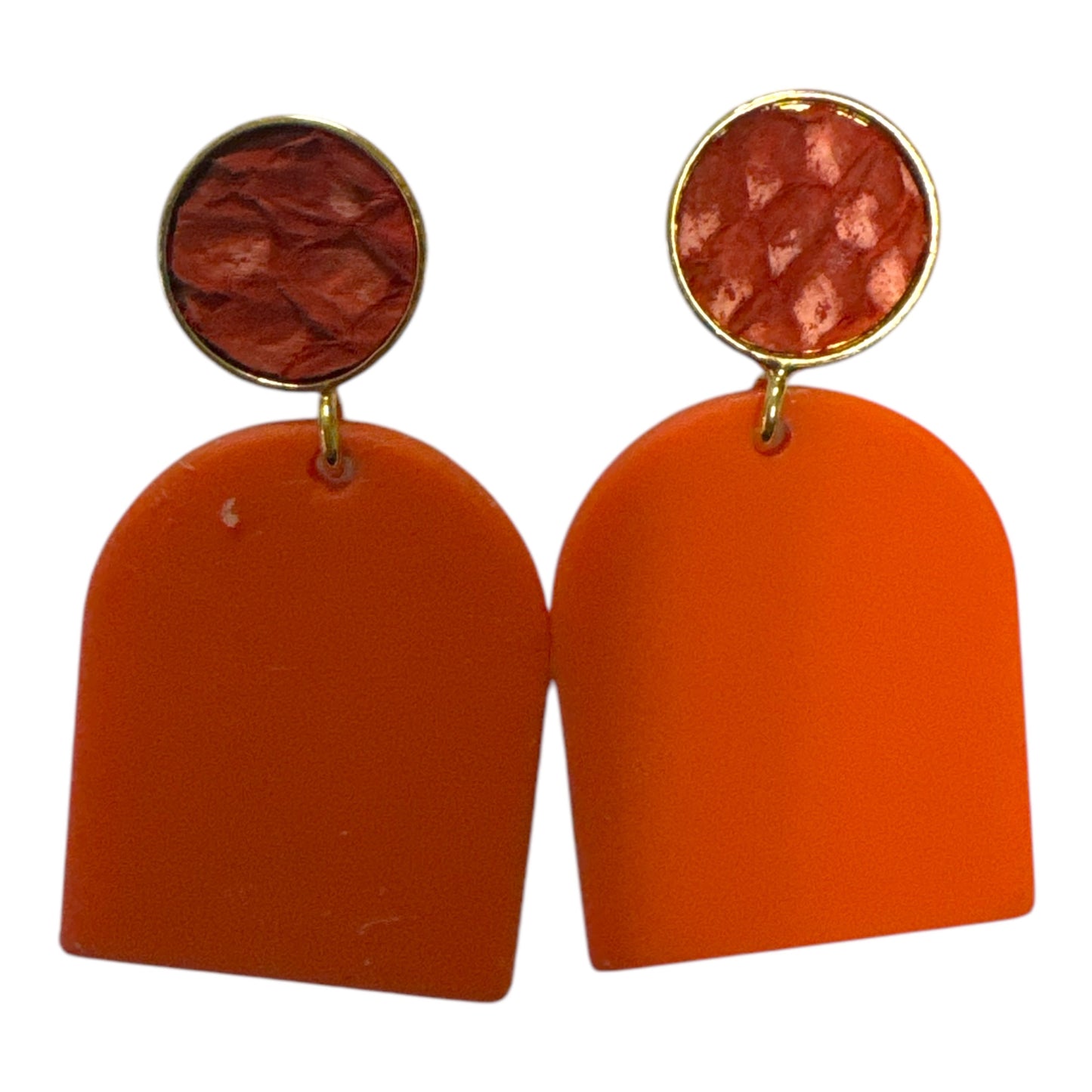 Boucles d'oreilles modèle "Ecaille"