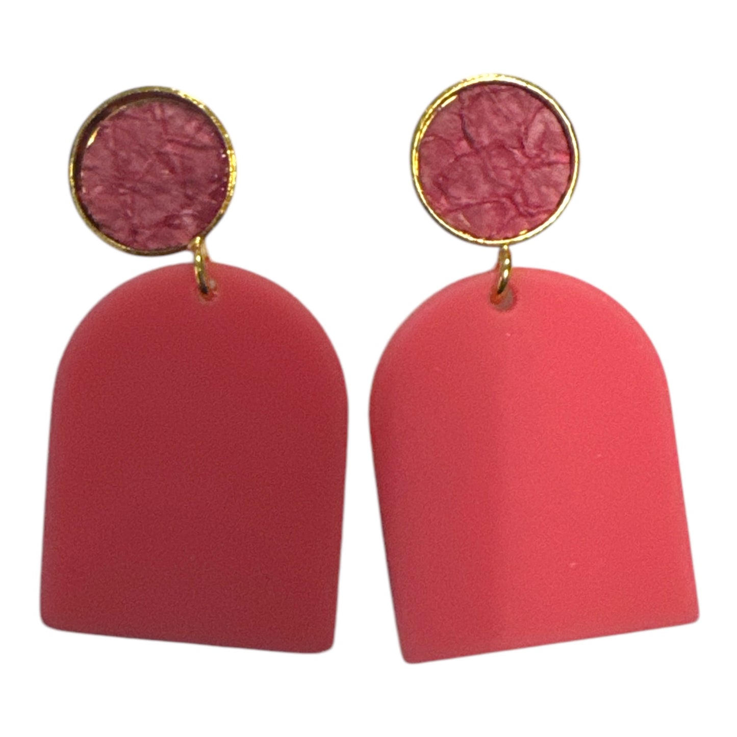 Boucles d'oreilles modèle "Ecaille"