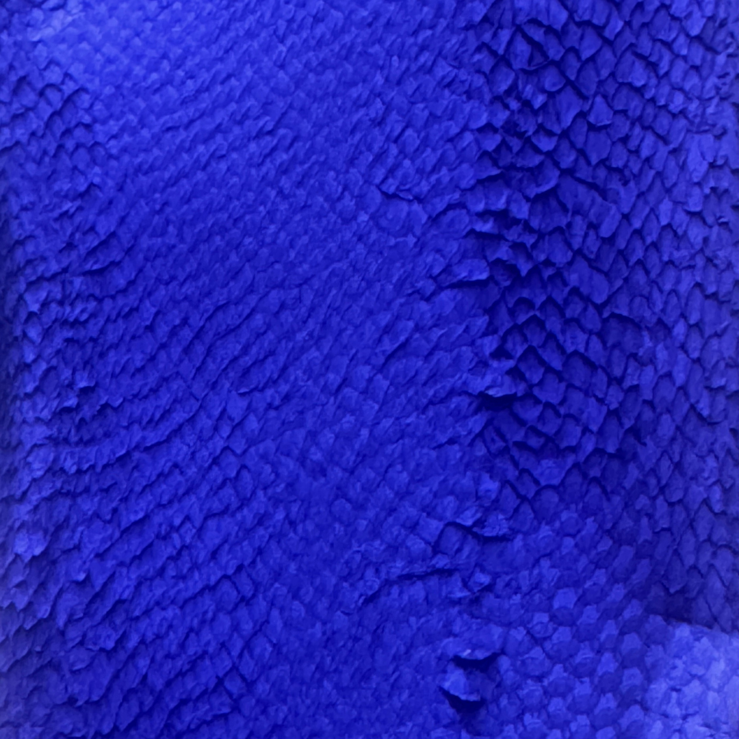 Cuir de truite Souffle Marin- Teintes océanes
