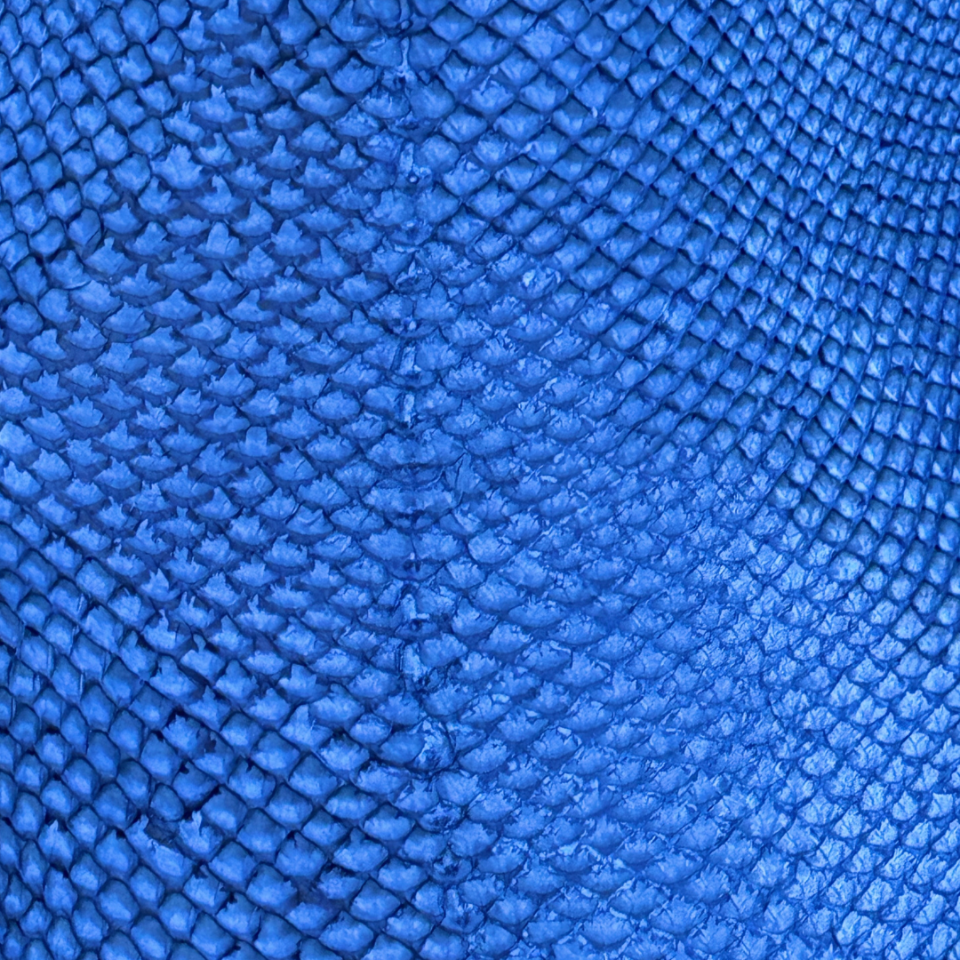 Cuir de saumon Souffle Marin- Teintes océanes