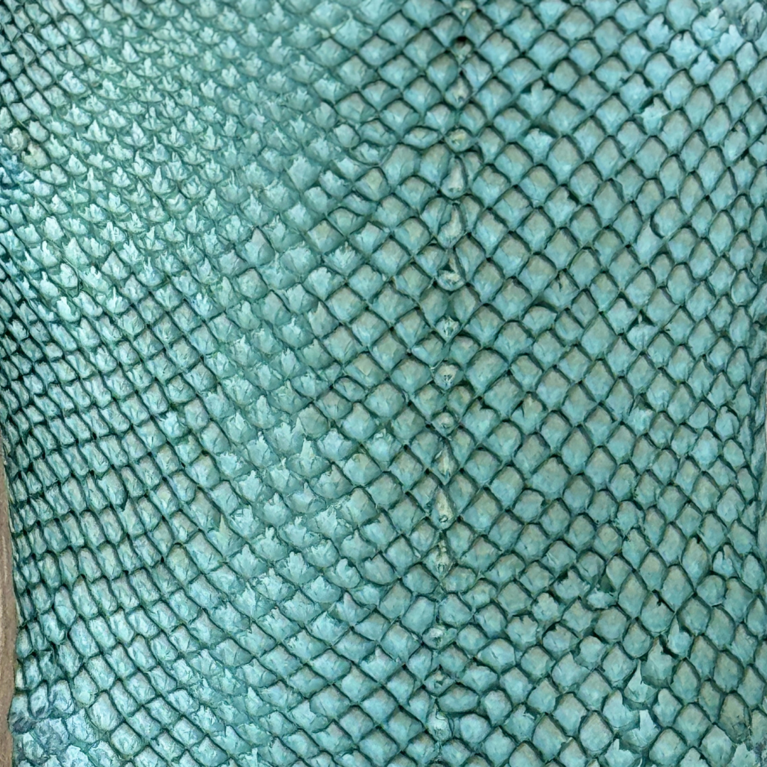 Cuir de saumon Souffle Marin- Teintes océanes