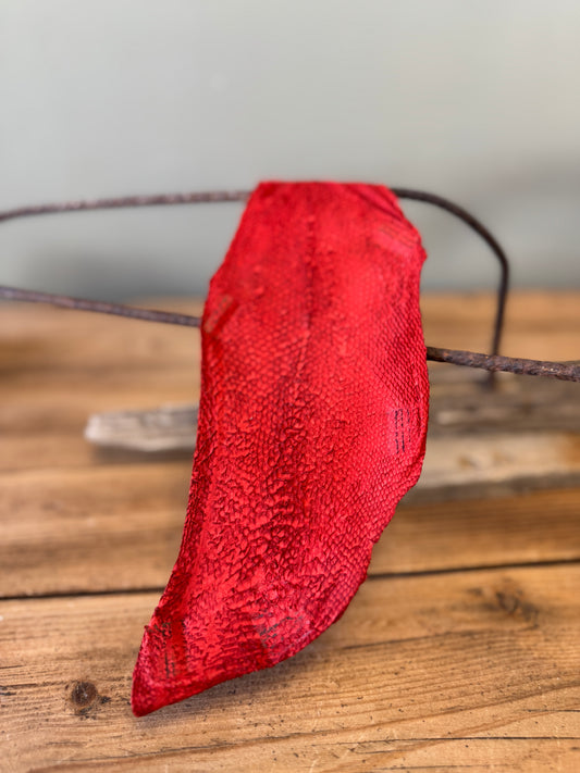 Cuir marin de truite (5 peaux à la couleur)