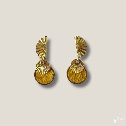 Boucles d'oreilles Salie Sud Clou – Ocre
